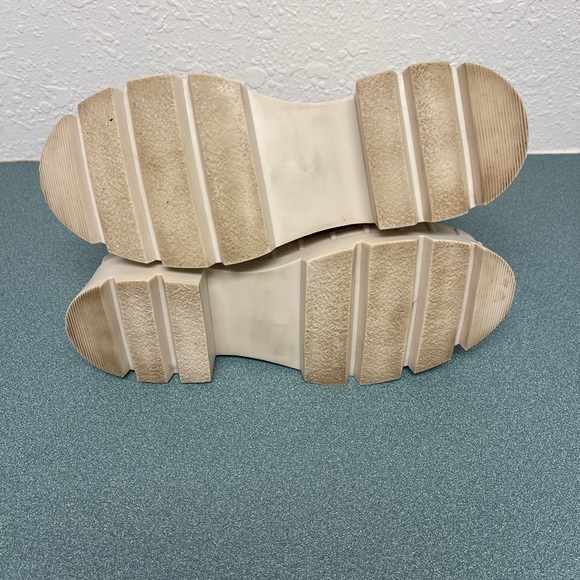 Steve Madden Barclay Chunky Heeled Boot Women’s 8.5 Bone - Picture 8 of 11